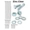 Boltsandnuts.Com Grade 8 and Class 10.9 Cap Scrws, Nuts, Wshrs & Lock Wshrs - Zinc Clear & Zinc Yellow -4022PCS Assortment Kit #528 - alternate 2